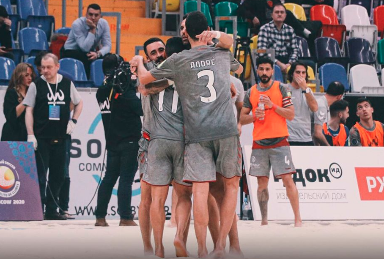 SC Braga entra com o pé direito no Mundialito de Clubes de Futebol de Praia