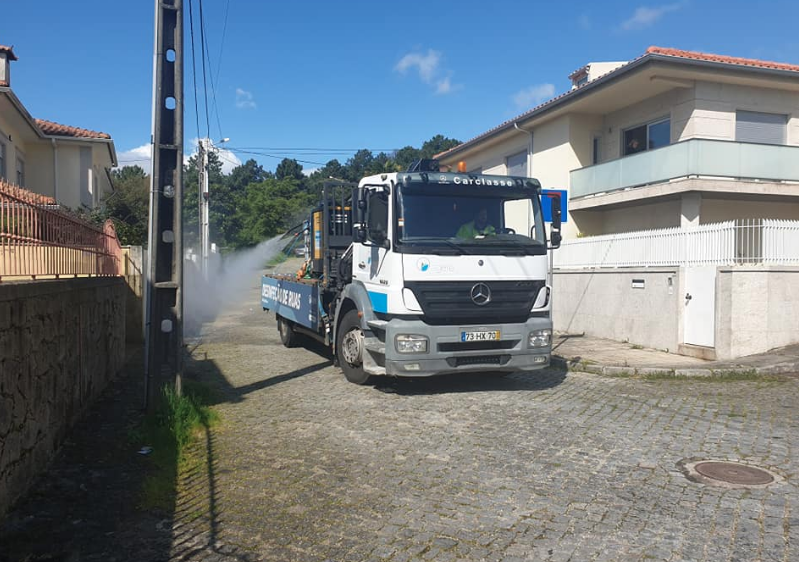 Junta de Gualtar realiza nova desinfeção das ruas