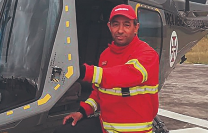 Sirenes dos Bombeiros de Braga tocaram em homenagem a camarada falecido