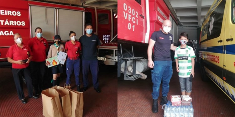 Bombeiros Voluntários de Braga agradecem doações da população