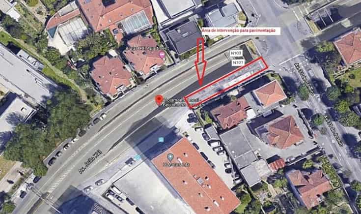 Reparação de pavimento condiciona trânsito em Braga