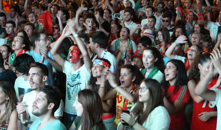 Braga em festa com a Seleção Nacional