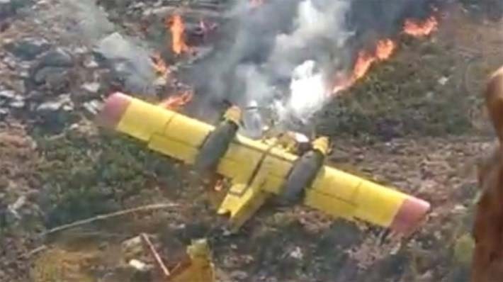 Morreu um dos pilotos do avião Canadair que se despenhou no Gerês