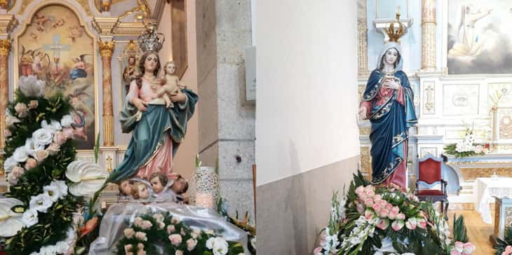 Nossa Senhora da Misericórdia e Santa Maria celebradas em Ferreiros