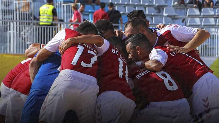 Futebol de Praia: SC Braga entra a ganhar na Euro Winners Cup