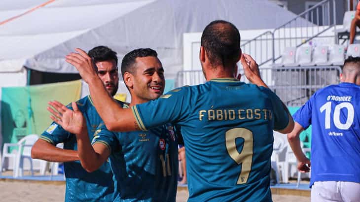 Futebol de Praia: SC Braga goleia Portsmouth BSC por 12-0