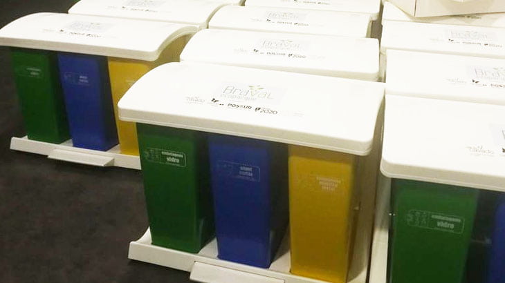 Braval entrega ecopontos domésticos gratuitos aos habitantes de Braga
