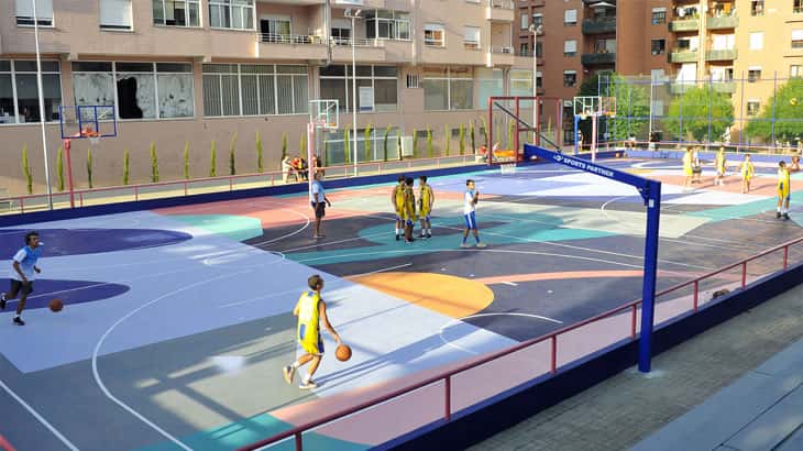 Braga inaugurou o maior campo de basquetebol de rua da Europa