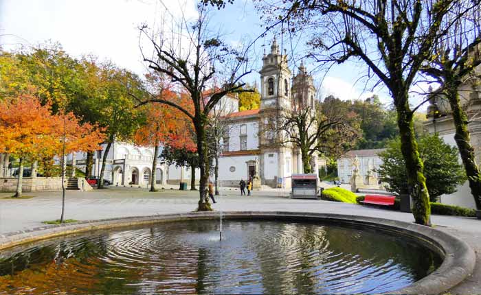 As belas cores do outono registadas no Bom Jesus de Braga