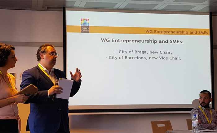 Braga lidera grupo de trabalho sobre Empreendedorismo e PME'S da EUROCITIES