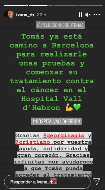Cristiano Ronaldo e Georgina Rodríguez ajudam menino de Braga com cancro agressivo