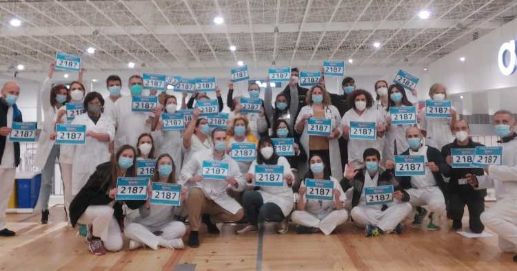 Braga bate novo recorde ao vacinar 2187 utentes contra a Covid-19