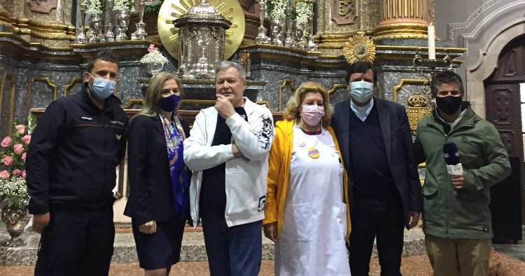 Marco Paulo cantou "Nossa Senhora" no Sameiro em Braga