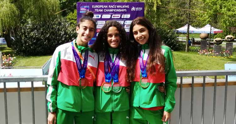 Portugal de ouro e prata nos Campeonatos da Europa em Marcha Atlética