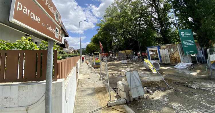 Obra reforça capacidade das bacias de retenção em Guimarães