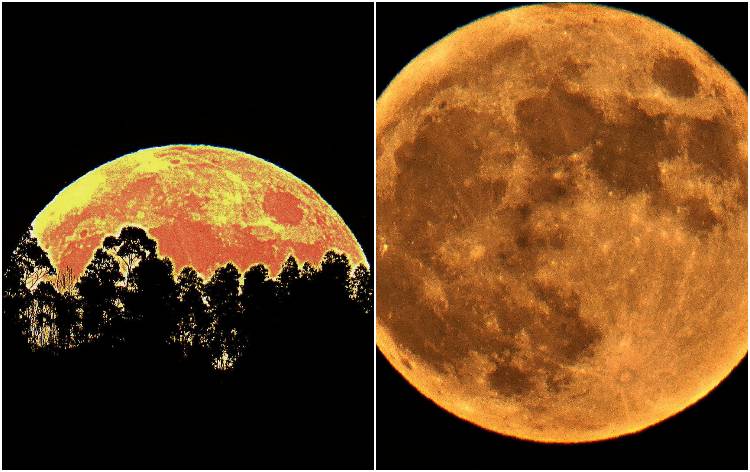 Fotógrafo captou imagens incríveis da lua cheia em Braga