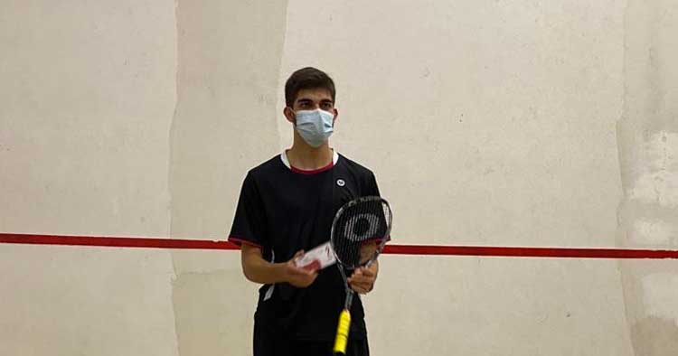Aluno do Politécnico de Viana do Castelo é vice-campeão da Copa Ibérica Júnior 2021 de Squash