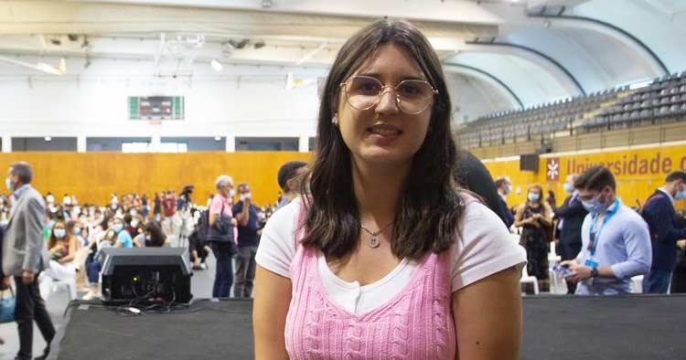 Beatriz Oliveira de Braga é a melhor nova estudante na Universidade do Minho