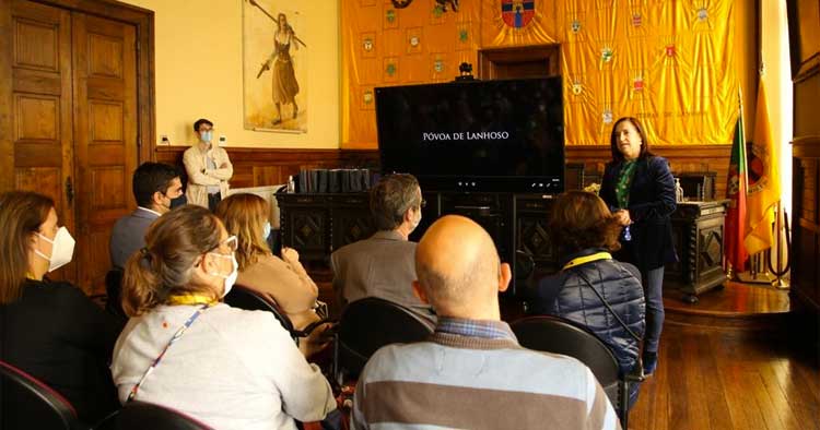 Câmara Municipal da Póvoa de Lanhoso recebeu comitiva do Erasmus+