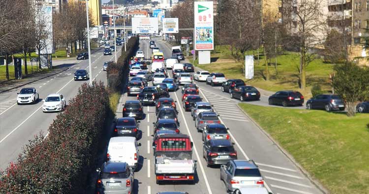 Acidente provoca filas de trânsito em Braga