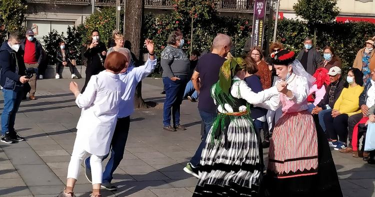 Tocadores de concertinas levaram alegria ao centro da cidade de Braga