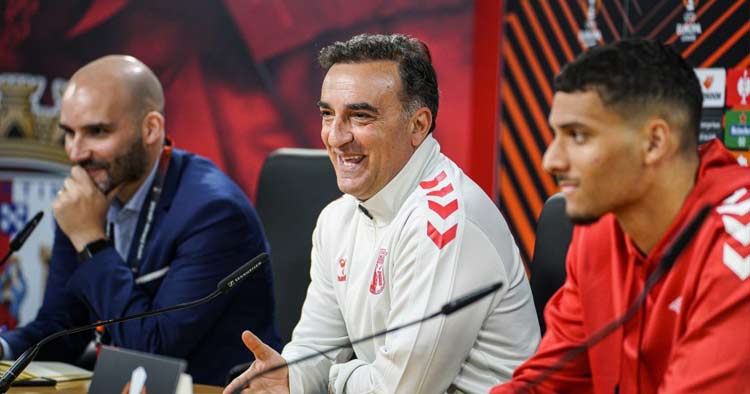 Carlos Carvalhal acredita que o SC Braga irá passar à próxima eliminatória