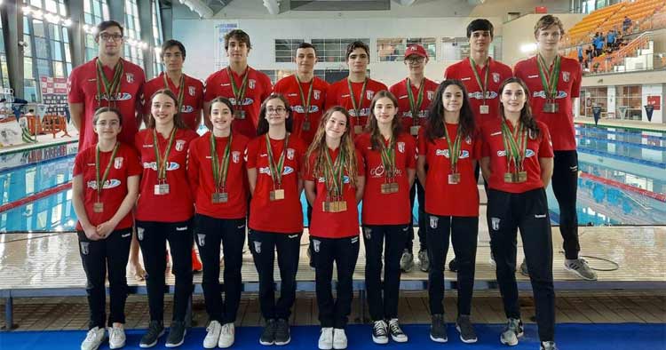 SC Braga conquista 23 medalhas nos Campeonatos de Natação