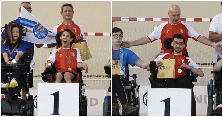 Luís Caravana e Ivo Oliveira do SC Braga sagram-se Campeões Jovens de Boccia