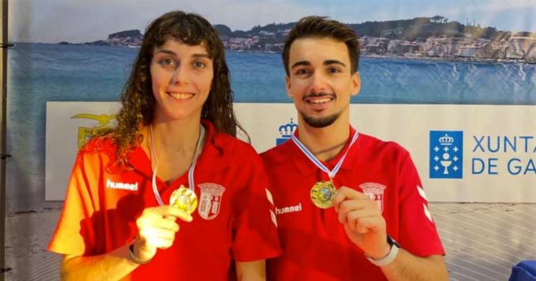 Joana Cunha e Renato Pereira do SC Braga conquistam ouro em Espanha