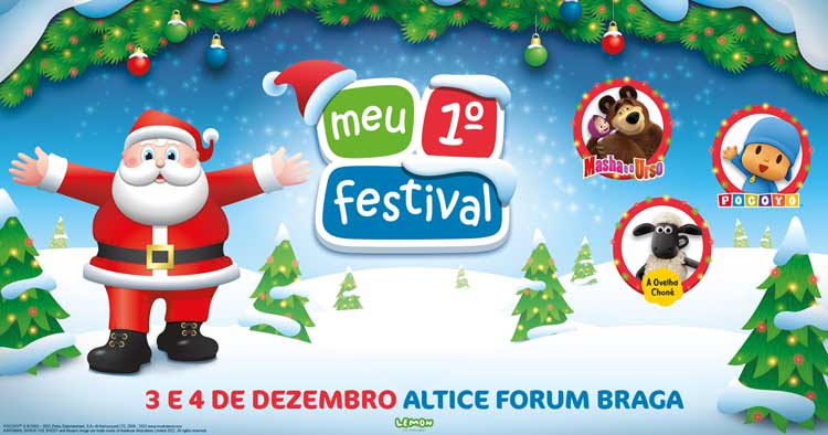 Braga recebe Meu Primeiro Festival com personagens de animação infantil
