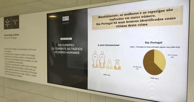 Universidade do Minho assinala Dia Europeu de Combate ao Tráfico de Seres Humanos