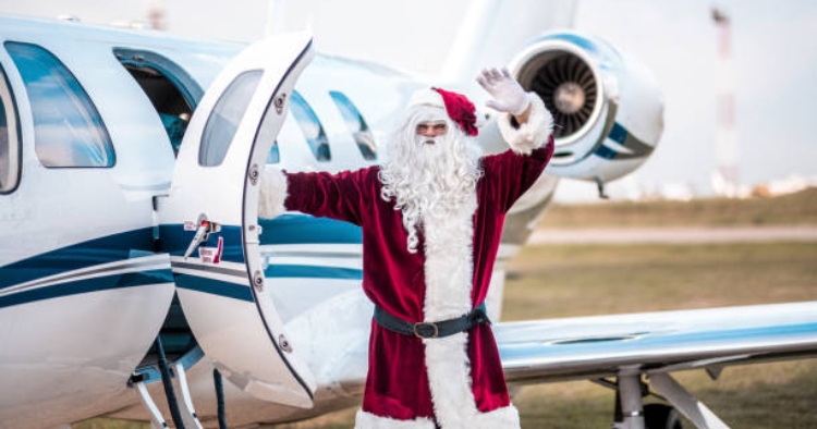Pai Natal vai chegar de avioneta a Braga