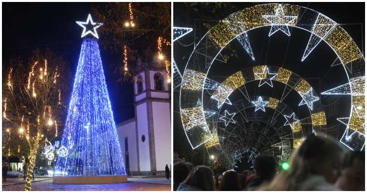 Famalicão já está iluminada com as cores do Natal