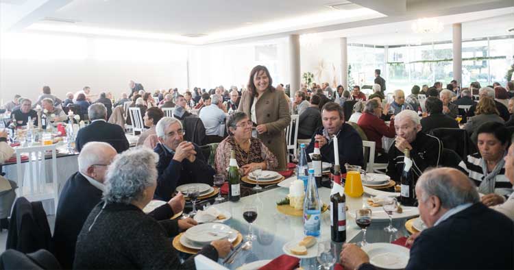 Braga: Almoço de Natal reúne 150 seniores em Sobreposta
