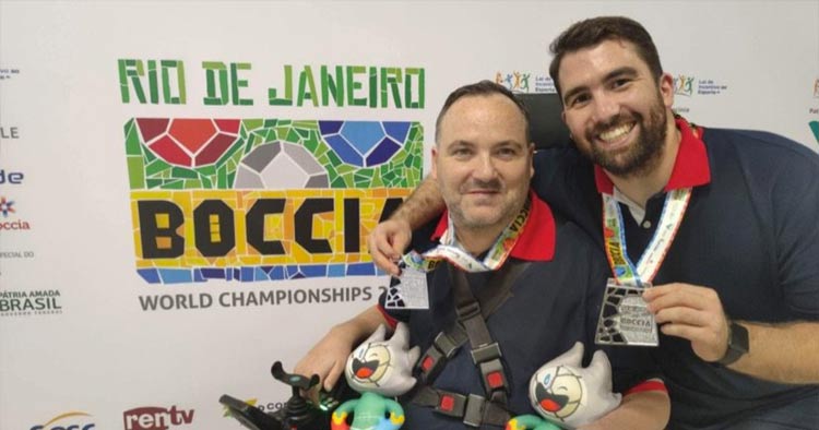 José Abílio Gonçalves do SC Braga é vice-campeão do Mundo de Boccia