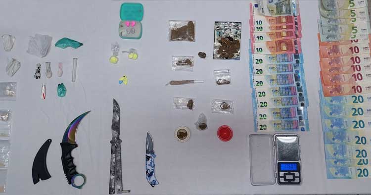 Quatro detidos por tráfico de droga num espaço de diversão noturna em Vizela