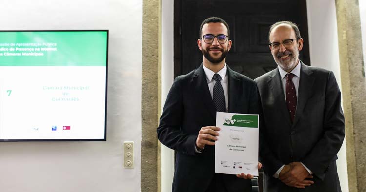Guimarães em 1º lugar no índice de presença na internet das Câmaras Municipais