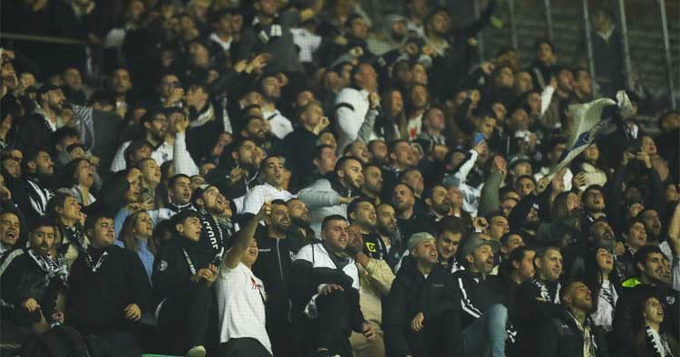 Homem detido em Braga por atirar objeto a adeptos do Vitória SC