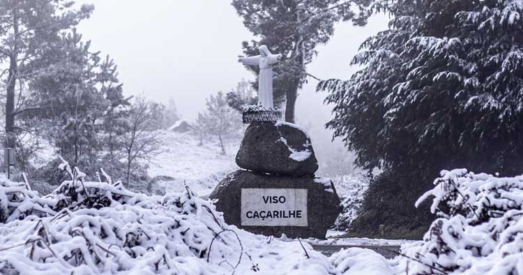 Neve pinta de branco Celorico de Basto