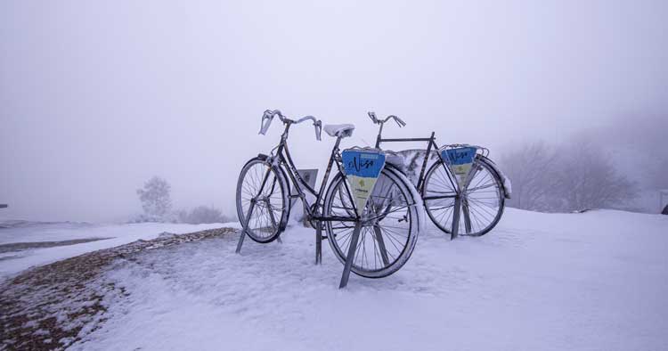 Neve pinta de branco Celorico de Basto