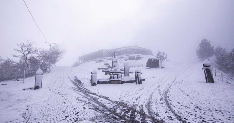 Neve pinta de branco Celorico de Basto