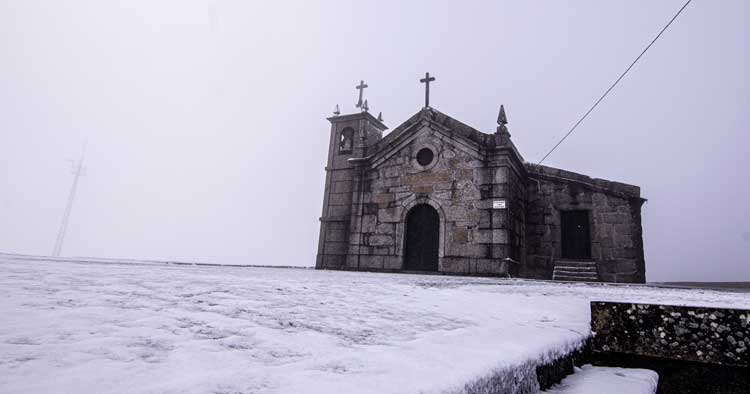 Neve pinta de branco Celorico de Basto