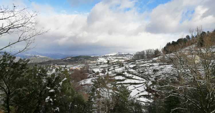 Neve deixou Serra da Cabreira em Vieira do Minho com cenário digno de postal