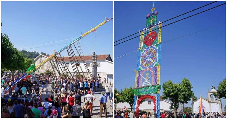 Braga: Sobreposta volta a cumprir tradição com o levantamento do arco