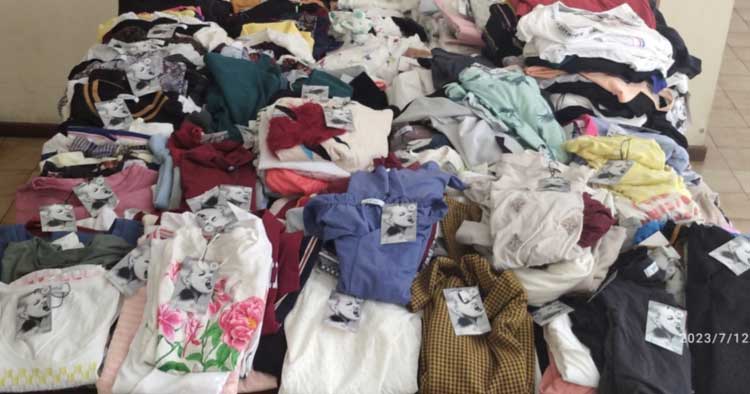 Casal apanhado a vender roupa furtada na Feira Semanal de Famalicão