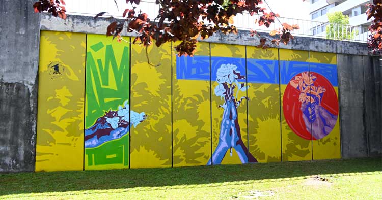 Famalicão inaugura mural inspirado pela comunidade da Ucrânia