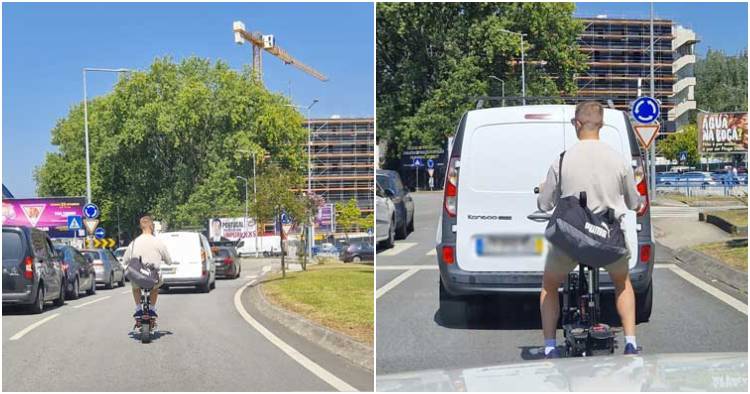Condutor de trotineta elétrica apanhado a circular a quase 100 km/hora em Braga