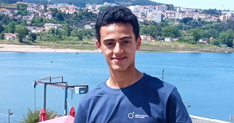 Gustavo Santos é o primeiro jovem de Braga a ser “Astronauta por um dia”