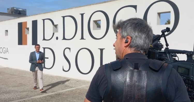 Jorge Gabriel esteve em Braga a gravar programa