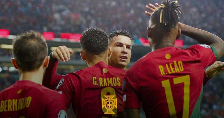 Portugal dá cinco à Bósnia e garante primeiro lugar do Grupo J